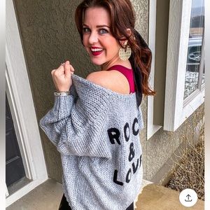 Rock and Love Gray Cardigan